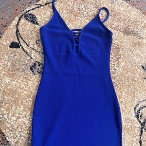 Royal Blue Mini Dress
